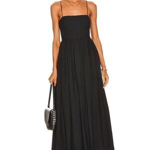 RARE Matteau Black Linen Cami Maxi Dress | Like New | Matteau Size 2/US 4